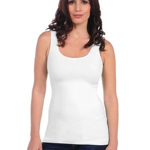 TEES BY TINA SMOOTH TANK BESTSELLER SILVER LUXE